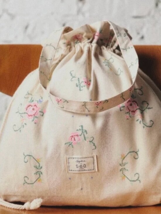 Sezane Handbags - SOLD // Sézane x Sea New York NEW Tote Bag with Embroidery